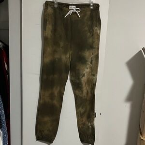 Cotton Citizen Olive Tie-Dye Joggers